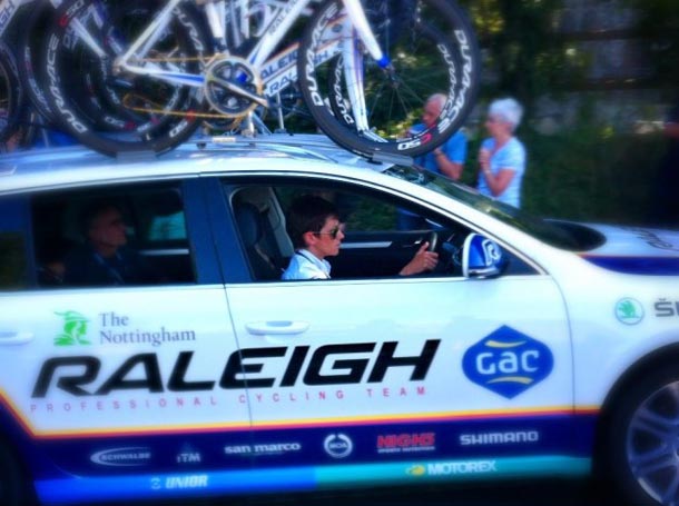 Welcome au "Tour de France" 2014 7 Chery Pridham, manager de l'équipe Raleigh