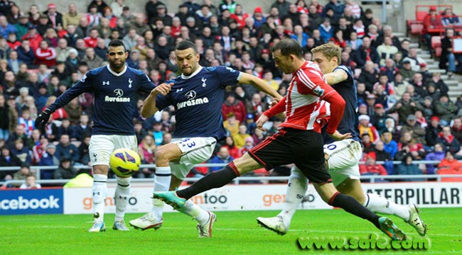 Sunderland n'a pu stopper Tottenham 6 sunderland tottenham