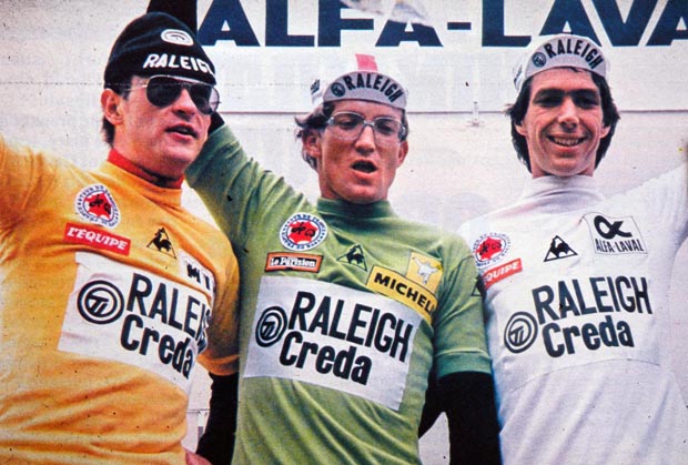 Gerrie Knetemann, Jan Raas et Johan Van de Velde avait raflé tous les maillots