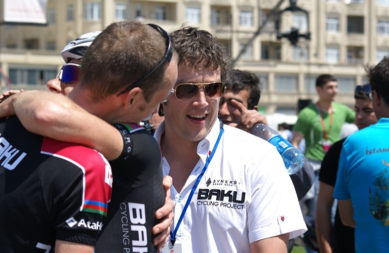 David McQuaid manager du team Baku Cycling Project david