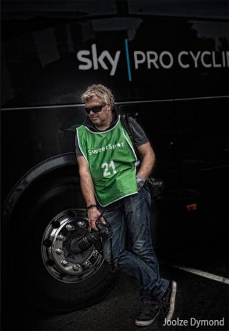 Andy Whitehouse sur le Tour of Britain (Joolze Dymond)