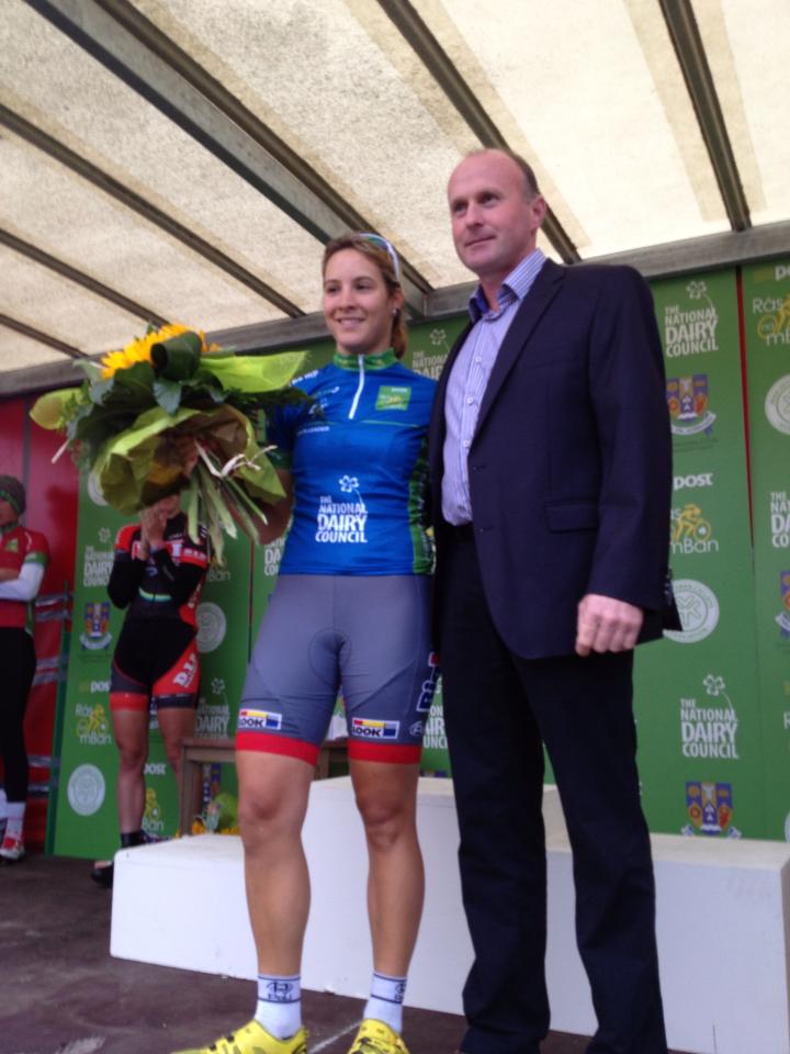 la Francaise Roxanne Fournier 2 eme de l'etape ( Team Trek Norway) roxane fournier