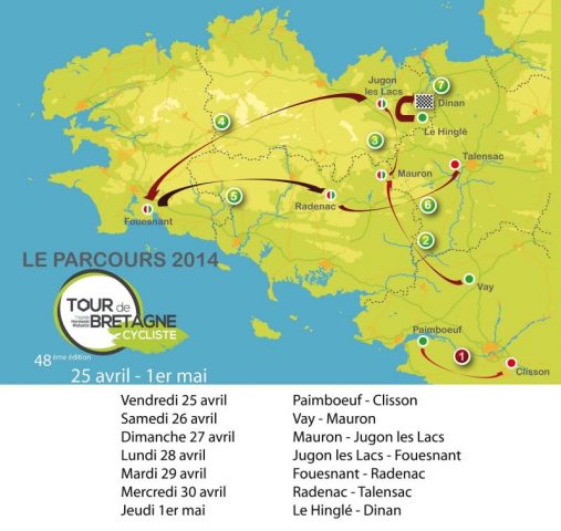 Le 48ème Tour de Bretagne se dévoile 7 tour de bretagne