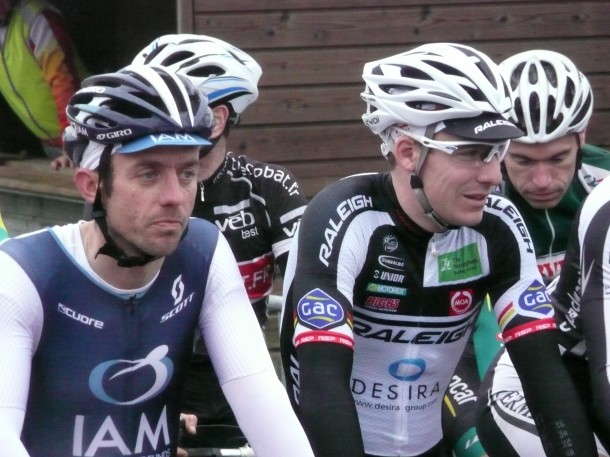 Sébastien Hinault (IAM) et Matthieu Boulo (Raleigh) photo Be Celt 013
