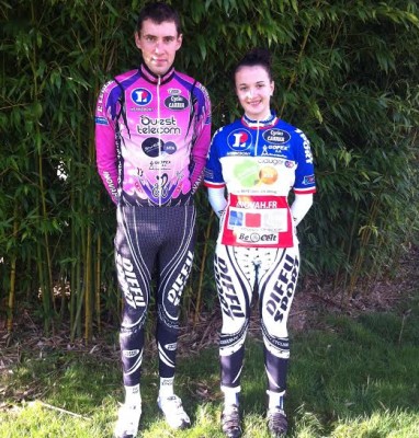 Yohan Corbihan et Emeline Gaultier (Hennebont Cyclisme) coreme 2