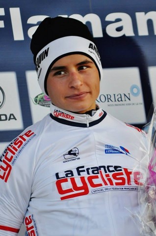 Clément Venturini lors de sa victoire au Challenge National (Photos Mathilde L'azou) france cycliste
