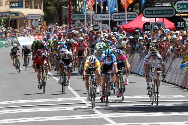 Gerrans vainqueur du sprint (Photo www.tourdownunder.com.au John Veage) tdu