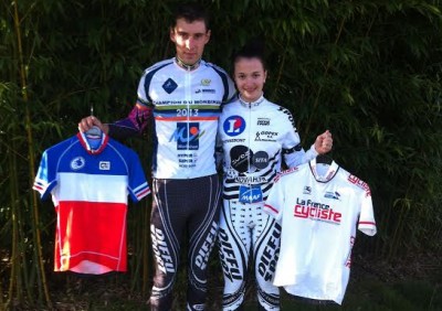 Yoahn Corbihan et Emeline Gaultier avec leurs collections de maillots totale 2