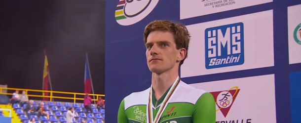 L'Irlandais Martin Irvine en Argent sur l'épreuve du scratch irvine
