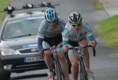 Les 2 juniors Irlandais Eddie Dunbar et Dylan O'Brien Hop Hop