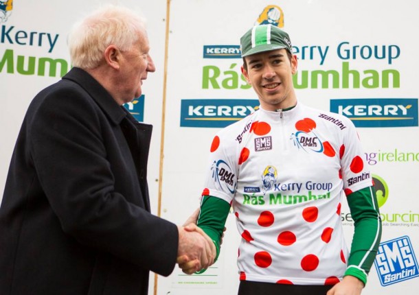 L'Irlandais Dylan Foley, 18 ans, va rejoindre Hennebont Cyclisme 8 Meilleur grimpeur de la RAS MUMHAN (photo George Doyle)