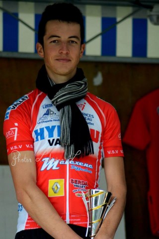 Damien Michaud vainqueur du contre la montre de 7,2 km sur la Flèche D Armor. Photos Ludivinel