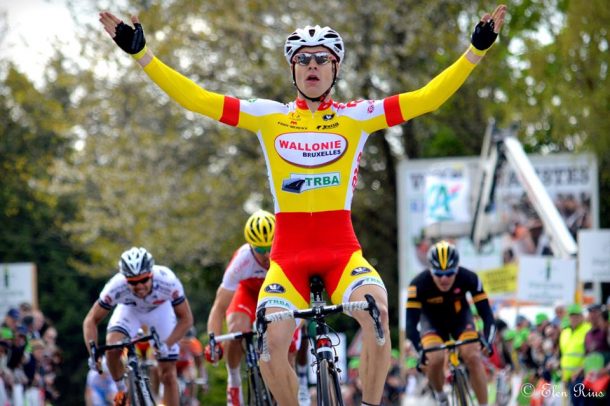 Antoine Demoitié, vainqueur du Tour du Finsitère, Photo Elen Rius