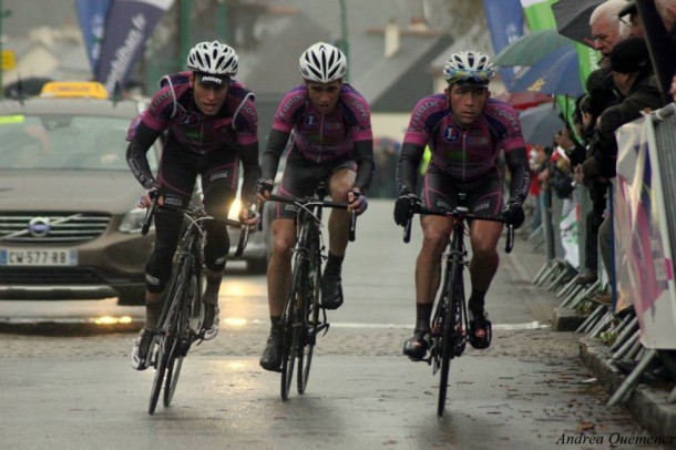Le team Hennebont Cyclisme sera sur le Tour du Pays de Lesneven (Photo Andréa Quémener) trio