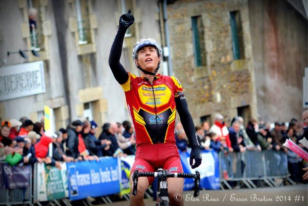 Guillaume Bonnet remporte la 1ère étape de l'Essor Breton (Photo Elen Rius) 