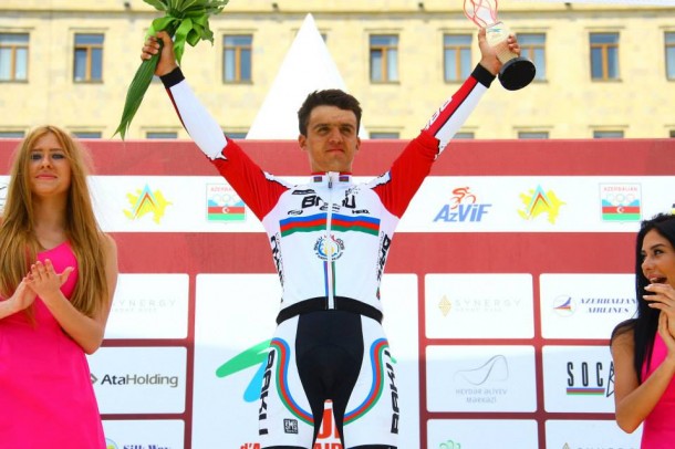 Samir Jabrayilov 19 ans, Synergy Baku, termine 26 ème au générla et meilleur coureur Azeri (Photo Sabine Jacob)