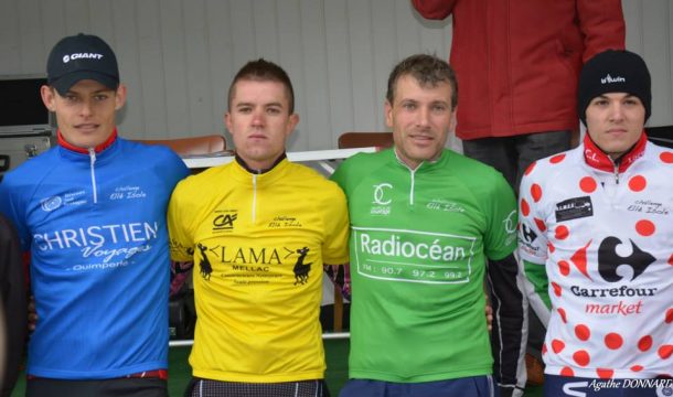 Maxime Cornic en jaune au bout de 4 étapes (Photo Agathe Donnard)