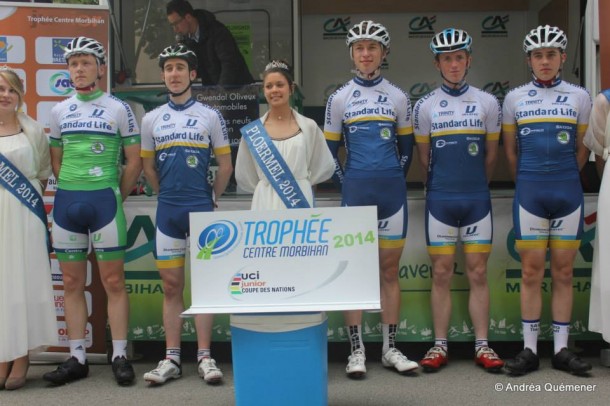 Denis Toomey, le président de la fédération irlandaise, a de nombreux projets 8 Les juniors Irlandais de la Nicolas Roche performance composé le Team Ireland lors du Trophée Centre Morbihan photo Andréa Quémener
