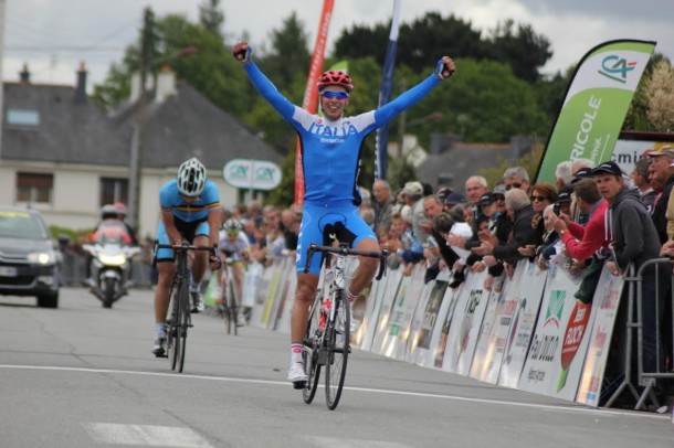 Trophée Centre Morbihan: Roccheti au sprint, Eddie Dunbar 3ème 7 Filippo ROCCHETTI