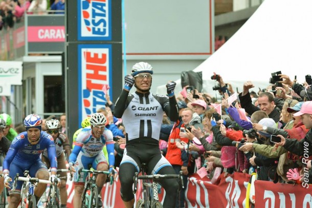 Giro 2014: Marcel Kittel le plus fort sur la 3ème étape à Dublin 7 Marcel Kittel explosif pour sa 2ème victoire (Photo Sean Rowe)