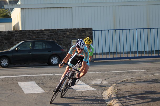 Paul-Mickaël Menthéour en costaud sur le GP de Landerneau 8 Le Duo Menthéour et Maxime Cam ont vite creusé l'écart (Photo Be Celt)