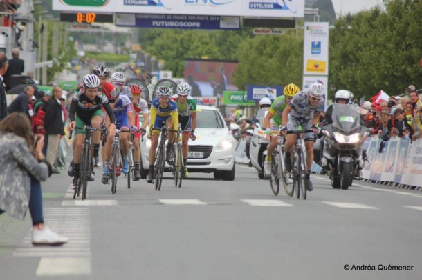 Le Breton Yann Guyot remporte le titre en amateur 8 Yann Guyot déjà présent dans la 1ère échappée sérieuse (photo Andréa Quémener)