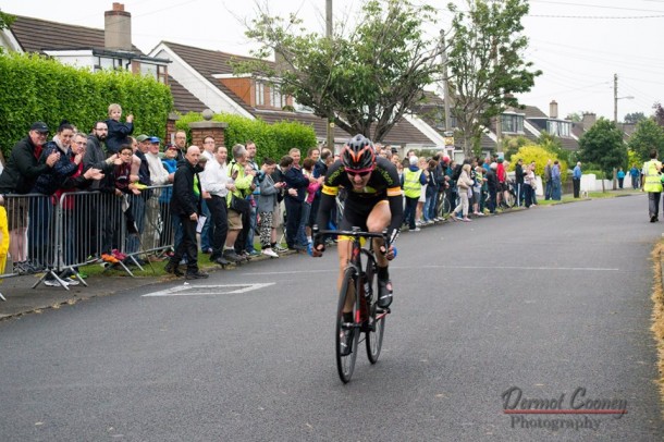 Irlande: James Davenport remporte le GP Stephen Roche 8 Davenport a realisé une superbe perfomance et l'emporte en solitaire (photo Dermot Cooney)