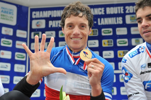 Sylvain Chavanel va t-il remporter son 6ème titre demain ? Photo Jean Michel Louarn