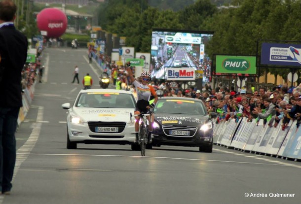 Pauline Ferrand Prevot remporte aussi le titre de Championne de France sur routes Dames (Photo Andréa Quémener)