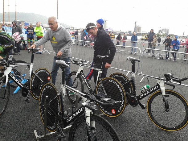 John Caffrey sur le giro a Belfast, photo Ronan Killeen