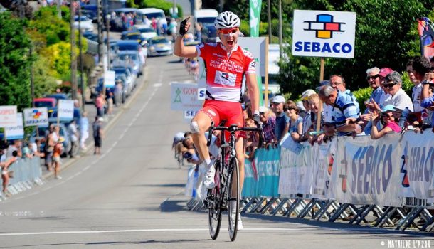 Florian Barket remporte la course en ligne et se classe 2eme du general ( Photo Mathilde L'Azou)