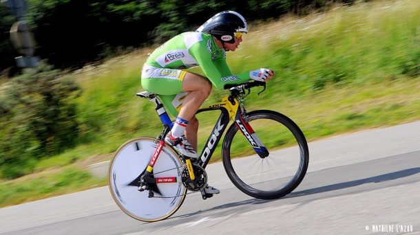 Valentin Madouas remporte le Trophée Sébaco Juniors 7 Valentin Madouas vainqueur du chrono le matin remporte le general, ( Photo Mathilde L'Azou)