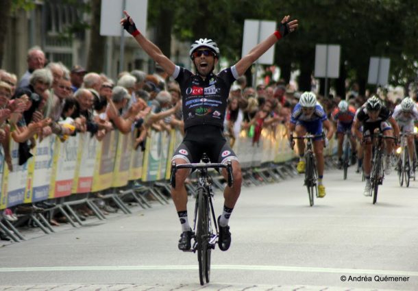 Sylvain Blanquefort victorieux sur la 3ème étape (Photo Andréa Quémener)