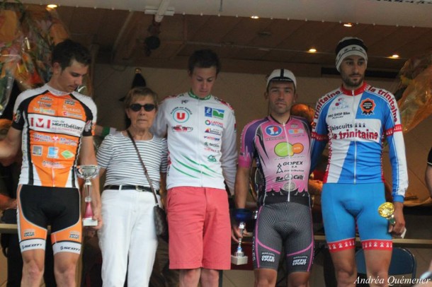 le podium du GP ville d'Hennebont