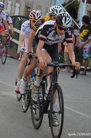 Echappé dans la première partie, Ryan Reilly s'est retrouvé avec Anthony Abgrall dans le final. (Photo Agathe Donnard) 