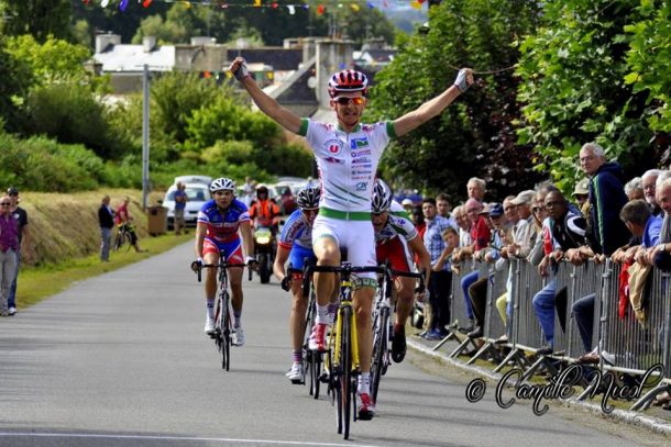 Florian Le Corre victorieux (photo Camille Nicol) 