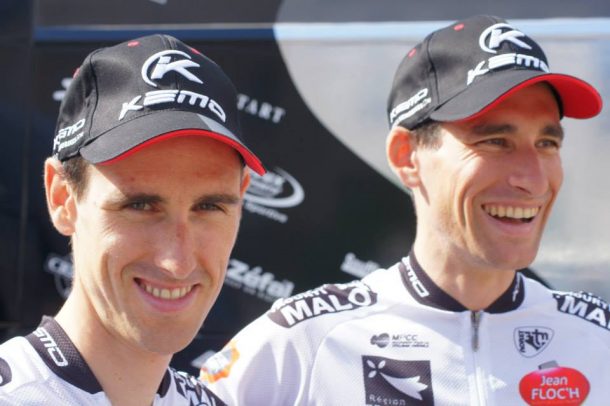 avec son ami Jean-Marc Bideau , les 2 complices se retrouvent sur le Tour de France
