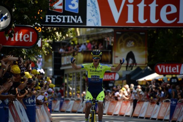 Michael Rogers signe le 2ème succès pour le Team Tinkoff sur ce tour. (Photo Tour de France ASO) 