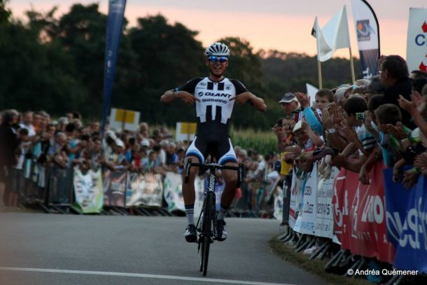 Warren Barguil remporte la Ronde des Korrigans (photo Andréa Quémener) 