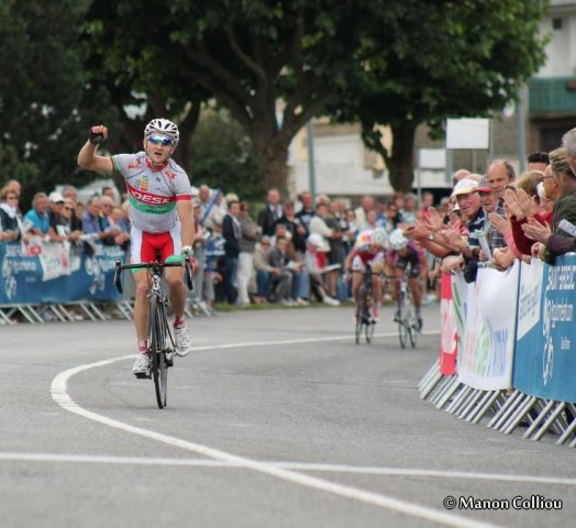 Tomasz Olejnik remporte la dernière étape (Photo Manon Colliou) 