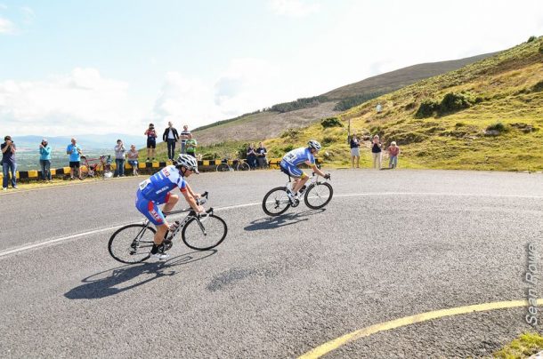 Les montées Irlandaises sont de véritables murs (photo Sean Rowe) 