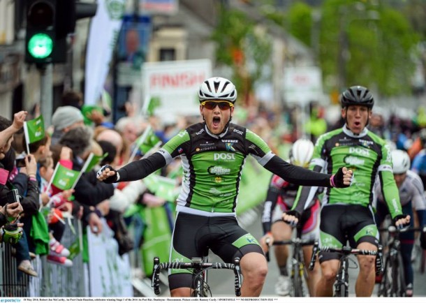 Cinq coureurs ambitieux avant la London-Surrey Classic 12 Robert-Jon McCarthy , l'Irlando-Australien déjà vainqueur par 2 fois cette saison (photo An post RAS)