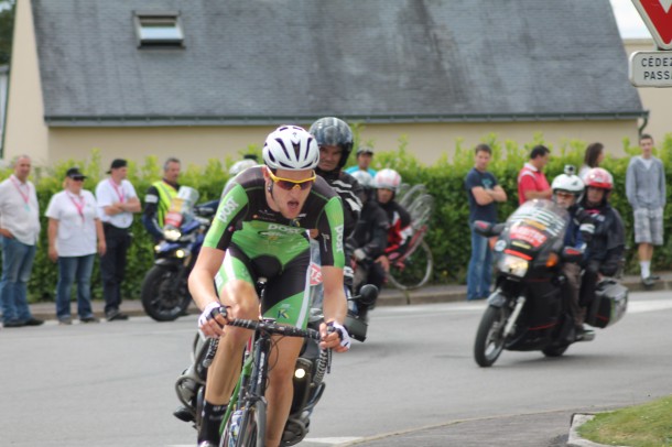 Conor Dunne aime ce genre de circuit, comme sur le Kreiz Breizh 2014  (Photo Be Celt) 