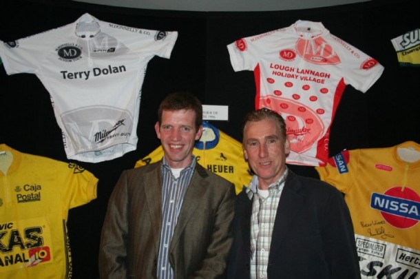 Geoff Liffey et le "King" Sean Kelly Photo Gary Mcllroy