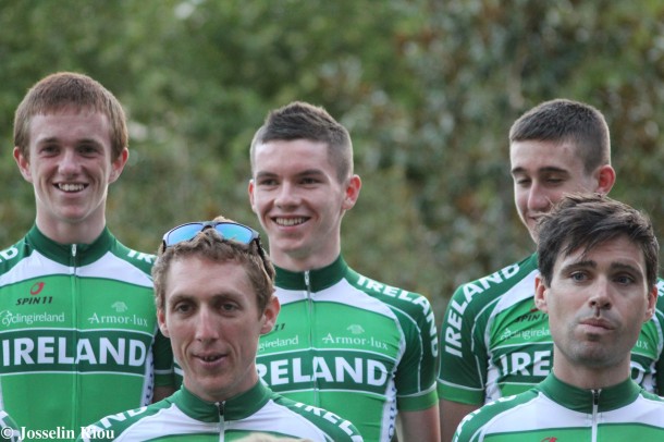 Les juniors Irlandais derrière les ainés Dan Martin et Philip Deignan