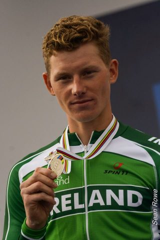 Ryan Mullen: " Jack Wilson et Conor Dunne ont de sérieuses chances" 7 Ryan Mullen est vice champion du Monde du contre la montre espoirs U23 Photo Sean Rowe