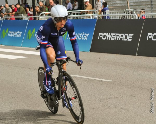 Lisa Brennauer ramène une 2ème médaille d'or à l'Allemagne 7 Audrey Cordon (photo Sean Rowe)
