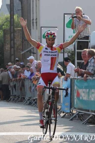 Etienne Tortelier  vainqueur de la 5ème étape du TAM (photo Gaelle Donnard) 