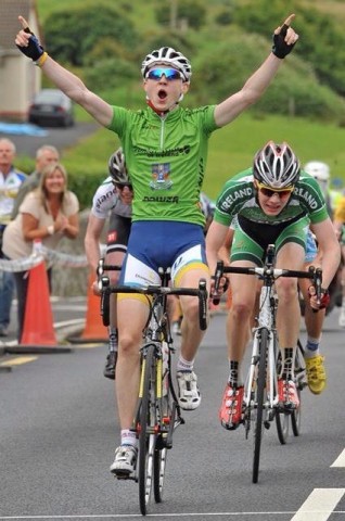 Matthew Teggart, un grimpeur qui sait aussi sprinter (photo Team Nicolas Roche Performance team)