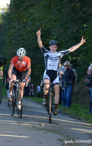 Yann Le Quéau vainqueur à Languidic (Photo Agathe Donnard)